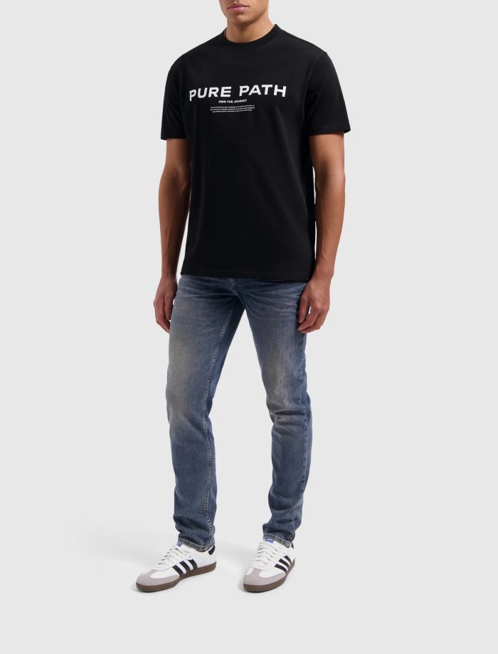 PURE WHITE ''PURE PATH'' THE RYAN SLIM FIT JEANS