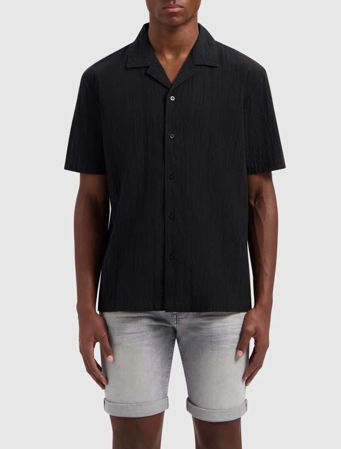 PURE PATH WRINKLED SHORT SLEEVE SHIRT