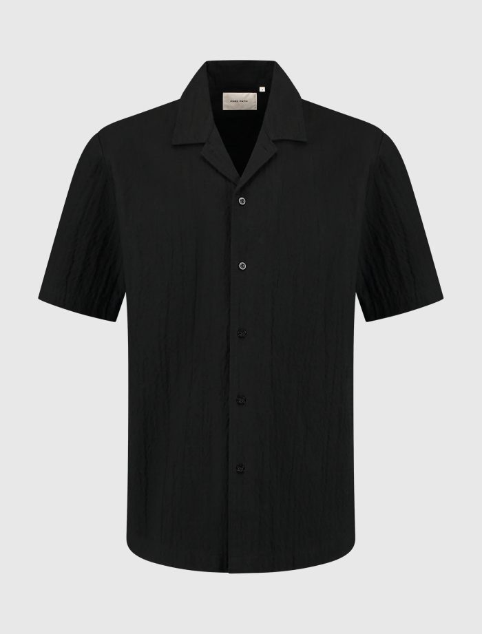 PURE PATH WRINKLED SHORT SLEEVE SHIRT