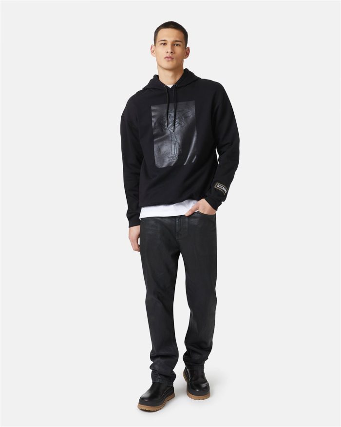 ICEBERG SWEATSHIRTS SHINE - BLACK