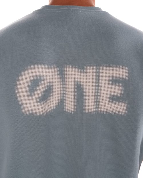 ØNE TEE LIGHT GREEN - DOTTED OFF WHITE