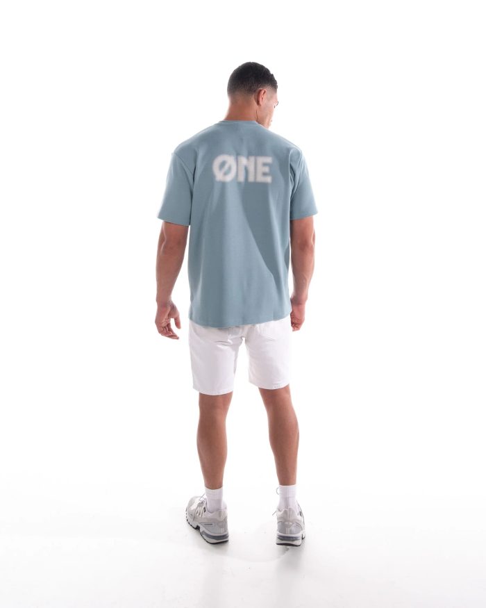 ØNE TEE LIGHT GREEN - DOTTED OFF WHITE