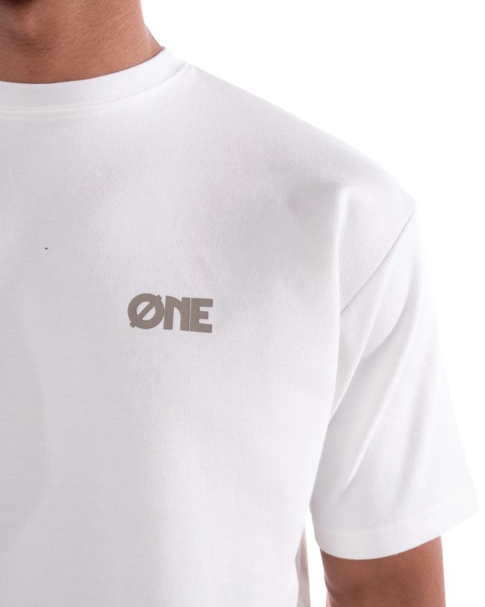 ØNE TEE OFF-WHITE - DOTTED SAND