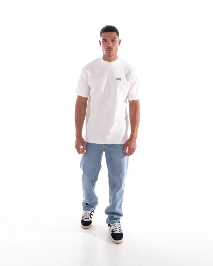 ØNE TEE OFF-WHITE - DOTTED SAND