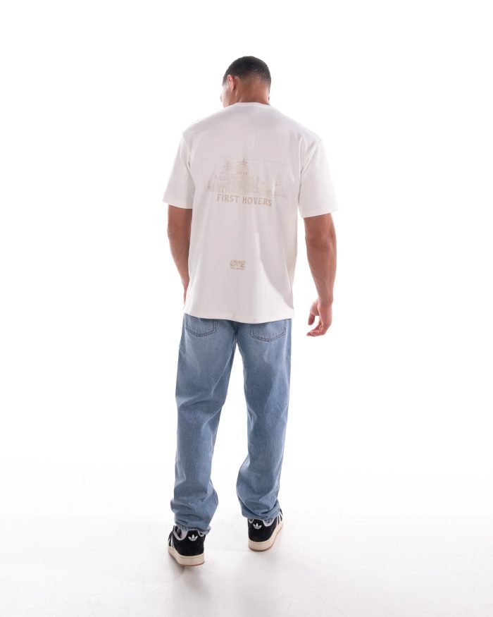 ØNE TEE OFF-WHITE - SKYLINE BEIGE