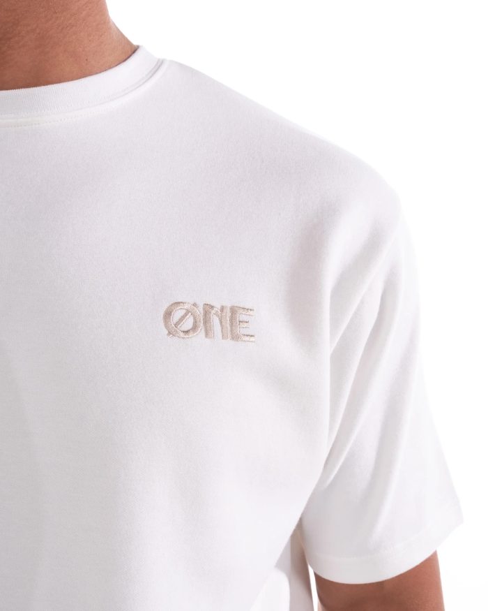 ØNE TEE OFF-WHITE - SKYLINE BEIGE