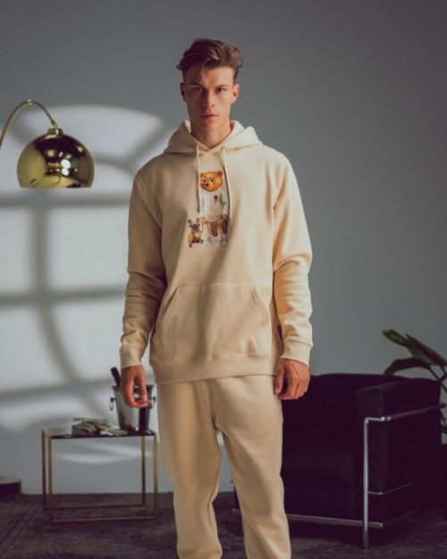 BARON FILOU ORGANIC HOODIE LXXXVIII - ROYAL SAND