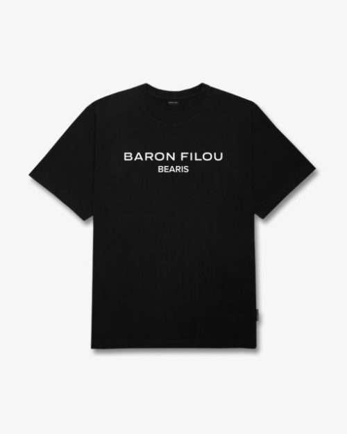 BARON FILOU ORGANIC OVERSIZED BACKPRINT T-SHIRT CXVII - BLACK