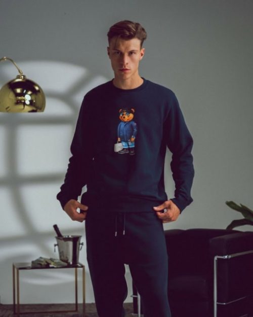 BARON FILOU ORGANIC PULLOVER LXXXIX - IMPERIAL BLUE