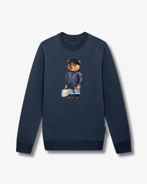 BARON FILOU ORGANIC PULLOVER LXXXIX - IMPERIAL BLUE