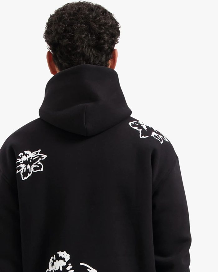 CROYEZ INITIAL FLOWER HOODIE