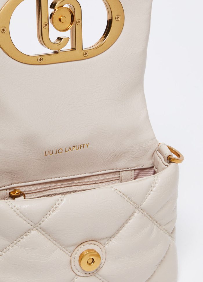 LIU JO ECS S CROSSBODY - SOFT CREAM