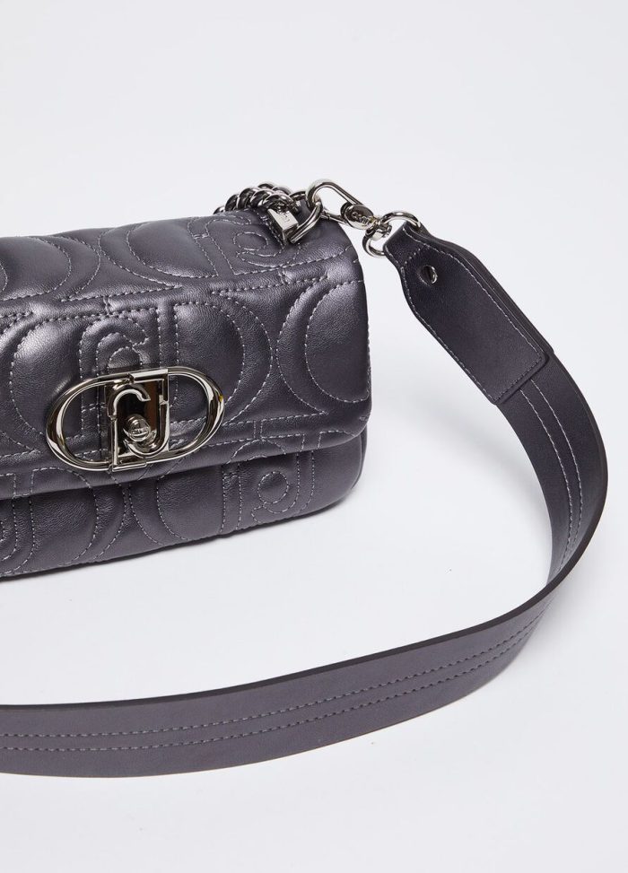 LIU JO ECS XS CROSSBODY - ANTRACITE MET.