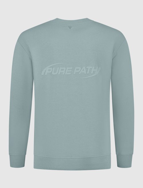 PURE PATH LOOSE FIT SWEATERS CREWNECK LS