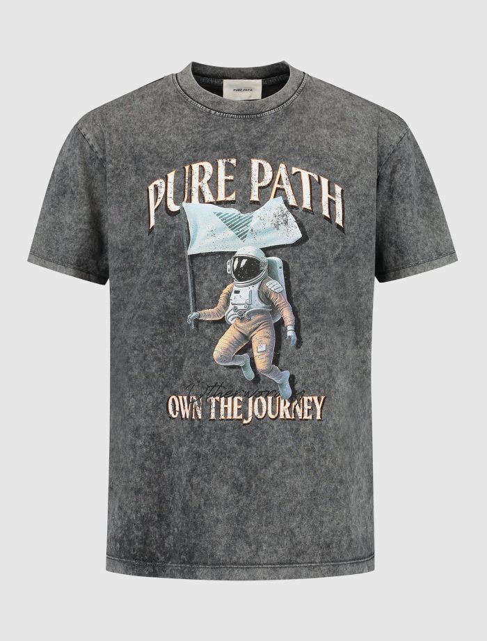 PURE PATH OVERSIZED FIT T-SHIRTS CREWNECK SS