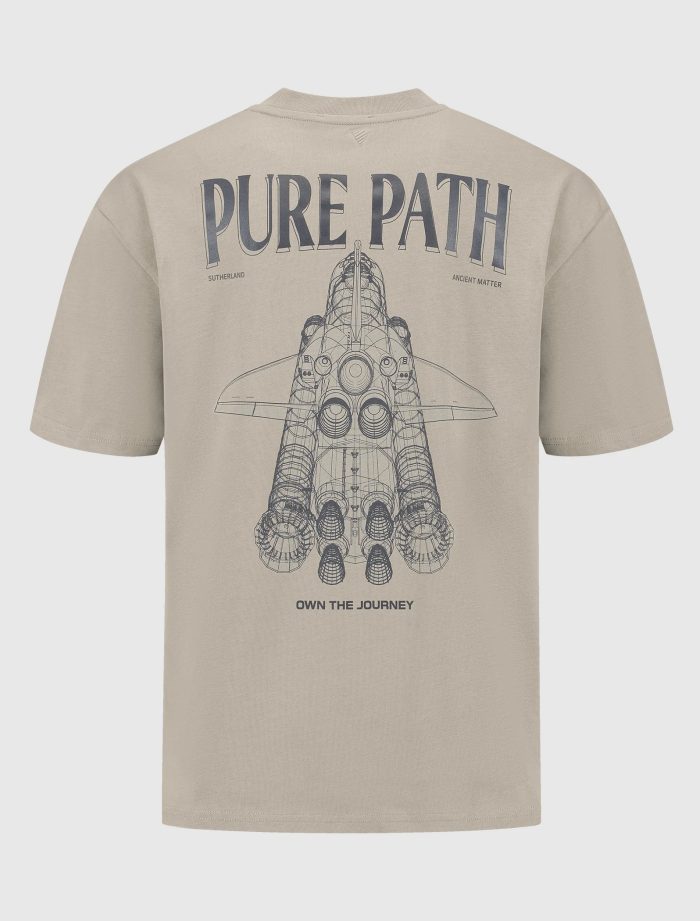 PURE PATH OVERSIZED FIT T-SHIRT CREWNECK SS