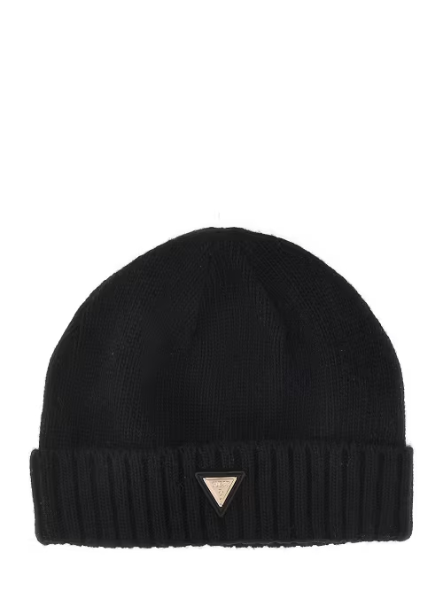 GUESS BEANIE SWEATER - BLACK