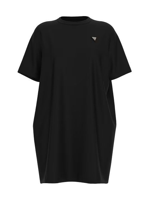 GUESS FRANCIE T-SHIRT DRESS - BLACK