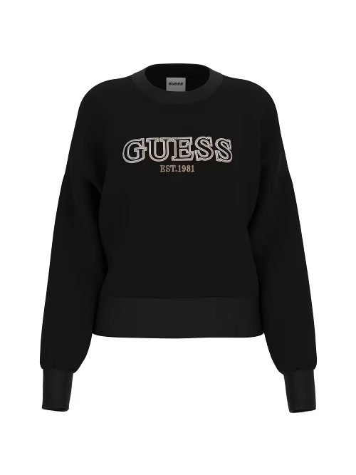 GUESS MIDGE CN SWEATSHIRT - BLACK