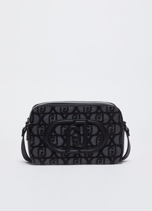 LIU JO M CAMERA CASE - NERO JACQUARD