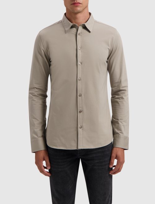 PURE PATH SLIM FIT JERSEY SHIRTS CASUAL