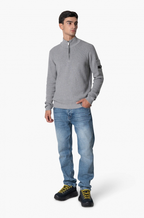 QUOTRELL COUTURE D'AZUR KNITTED HALFZIP