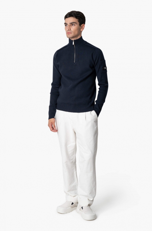 QUOTRELL COUTURE PALACE KNITTED HALFZIP