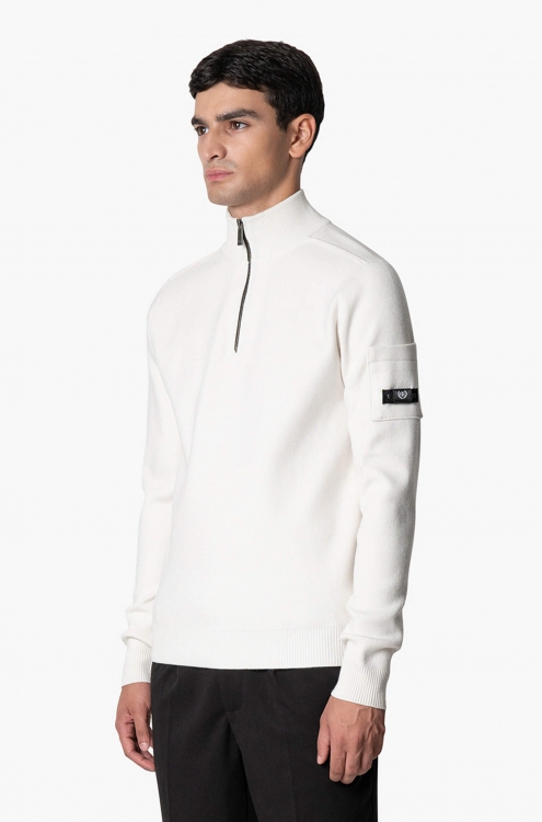 QUOTRELL COUTURE PALACE KNITTED HALFZIP