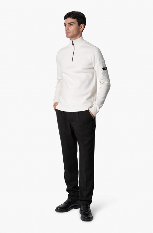 QUOTRELL COUTURE PALACE KNITTED HALFZIP