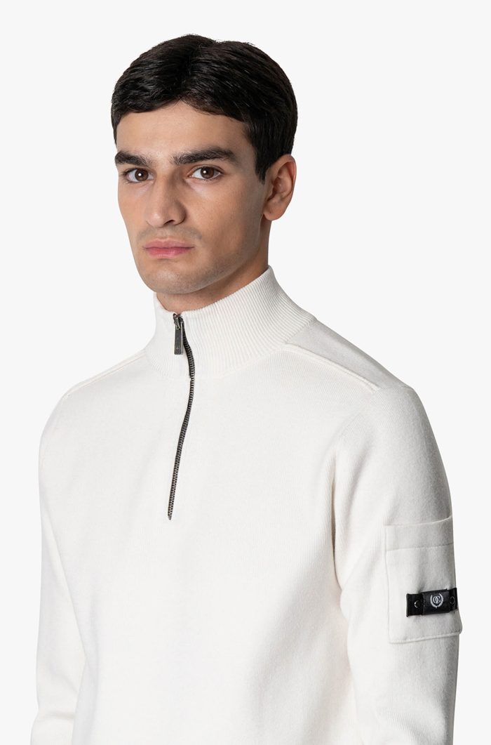 QUOTRELL COUTURE PALACE KNITTED HALFZIP