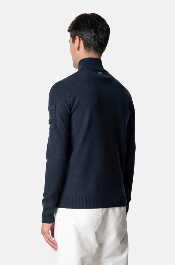 QUOTRELL COUTURE PALACE KNITTED HALFZIP