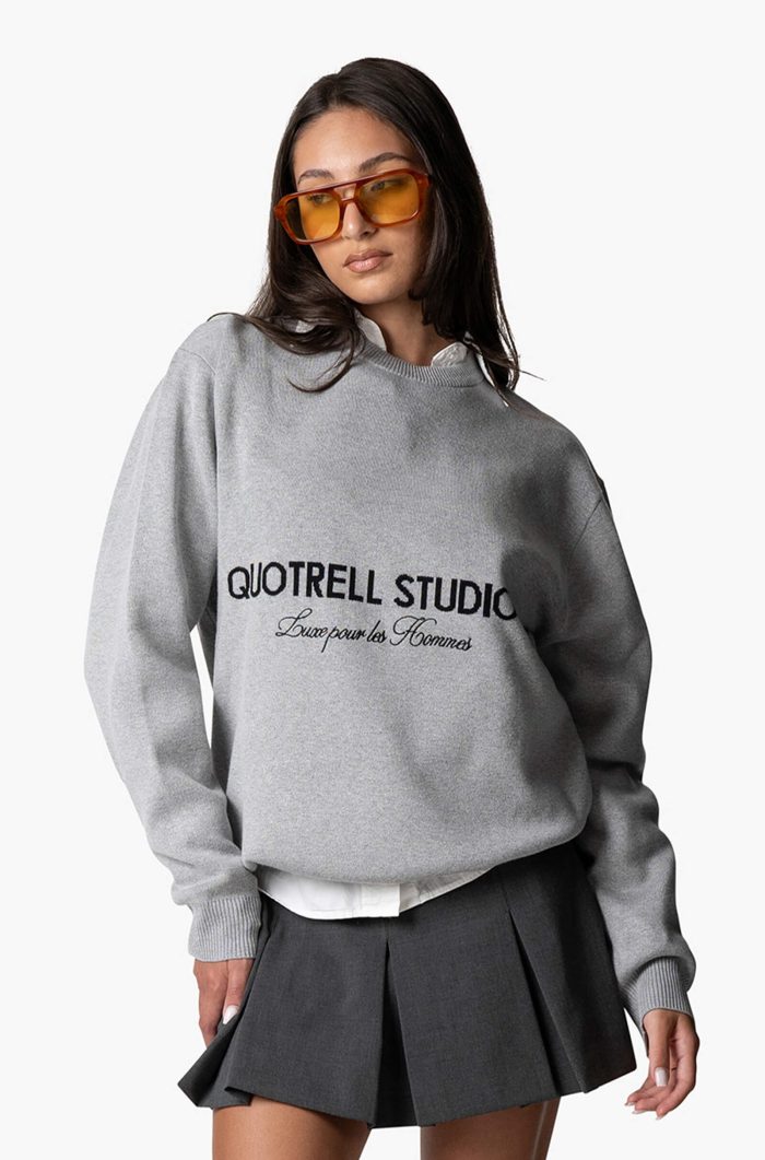 QUOTRELL STUDIOS KNITTED CREWNECK