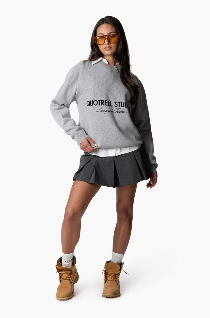 QUOTRELL STUDIOS KNITTED CREWNECK