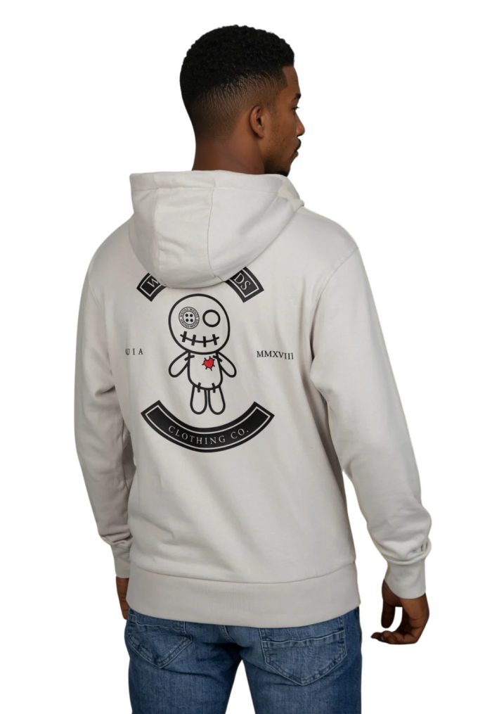 WRONG FRIENDSN VERONA HOODIE - LIGHT GREY