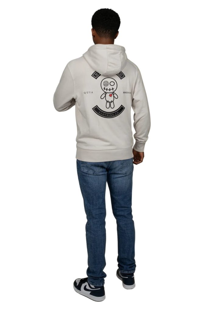 WRONG FRIENDSN VERONA HOODIE - LIGHT GREY