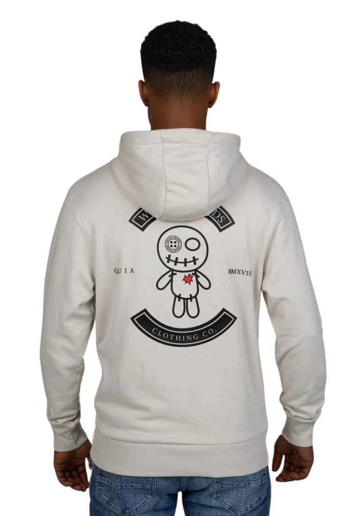 WRONG FRIENDSN VERONA HOODIE - LIGHT GREY