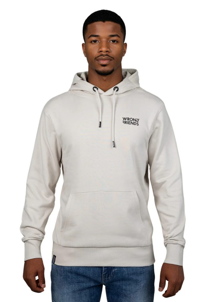 WRONG FRIENDSN VERONA HOODIE - LIGHT GREY