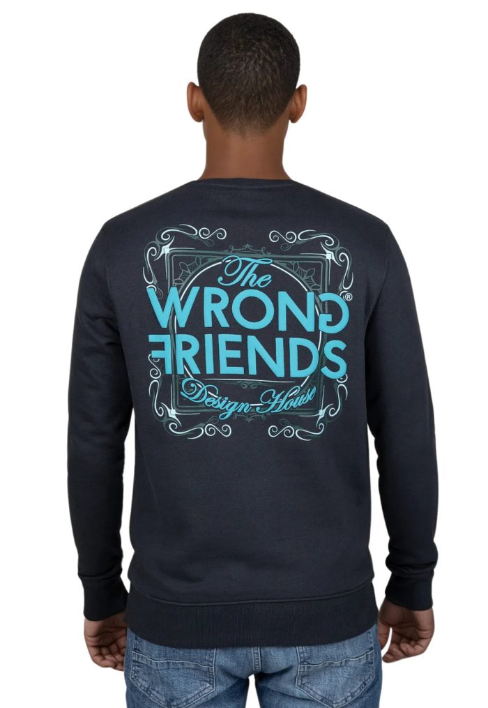 WRONG FRIENDS VARNA SWEATER - ANTHRACITE