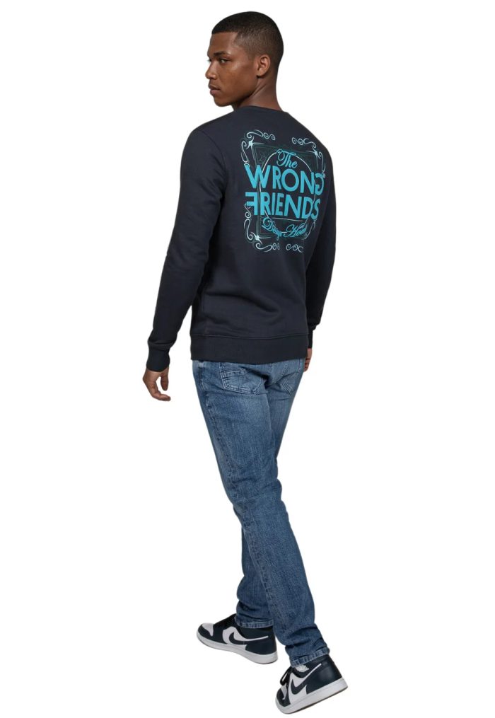 WRONG FRIENDS VARNA SWEATER - ANTHRACITE