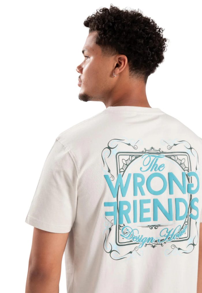 WRONG FRIENDS VARNA T-SHIRT - LIGHT GREY