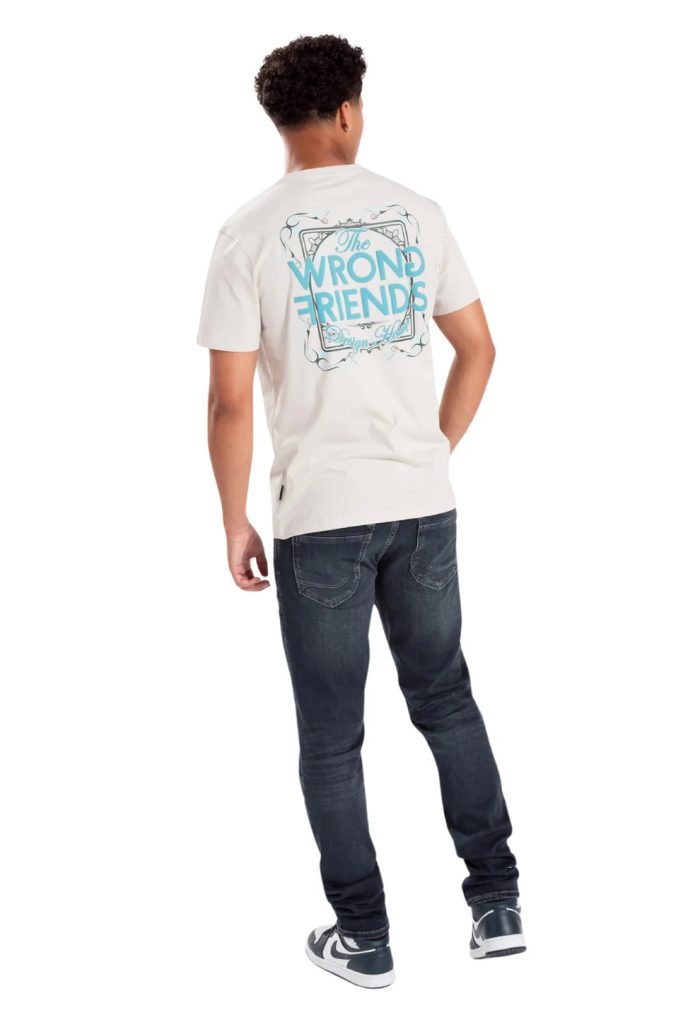 WRONG FRIENDS VARNA T-SHIRT - LIGHT GREY