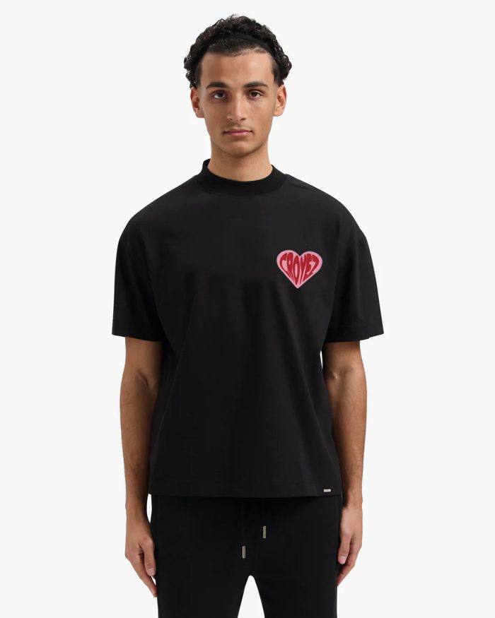 CROYEZ PUFFED HEART T-SHIRT