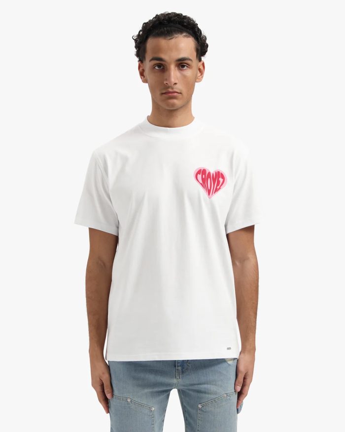 CROYEZ PUFFED HEART T-SHIRT