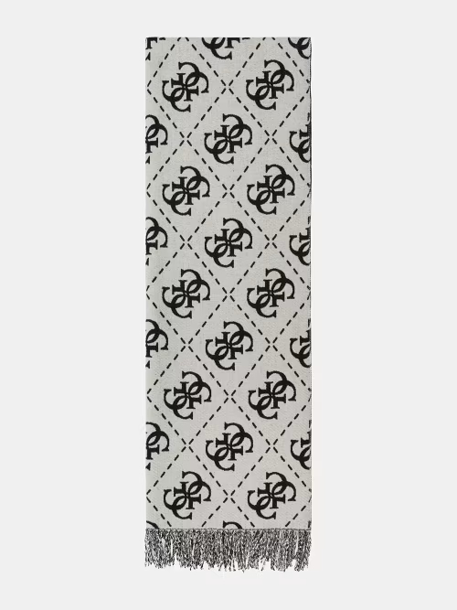 GUESS SCARF 70X190 - BLACK LOGO