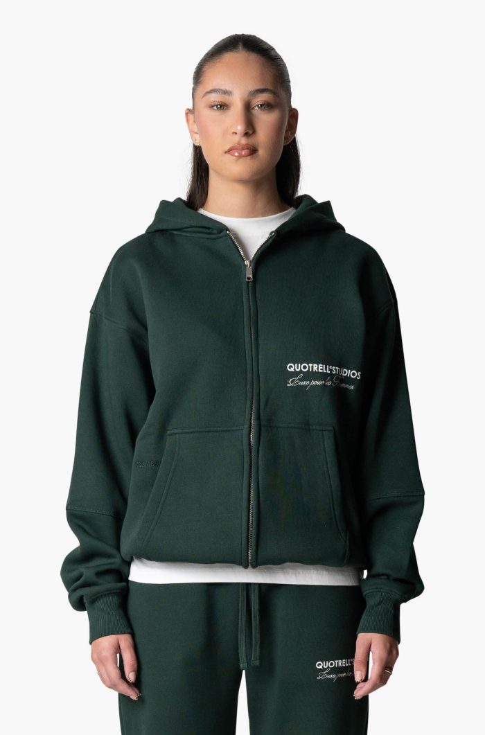 QUOTRELL STUDIOS ZIP HOODIE