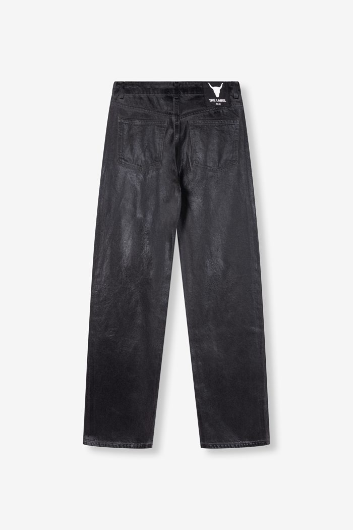 ALIX THE LABEL LADIES WOVEN COATED DENIM PANTS