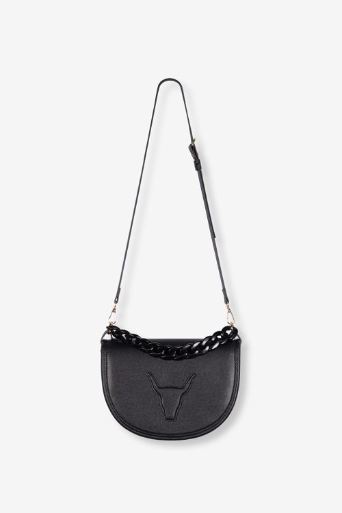 ALIX THE LABEL LADIES WOVEN CROSS BODY BAG