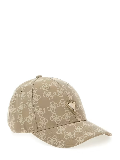 GUESS 4G LOGO BASEBALL CAP - 4G GREY HERB JACQUARD