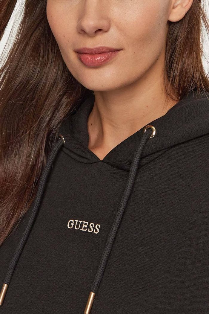 GUESS MIDGE OVERSIZED SWEATSHIRT - BLACK