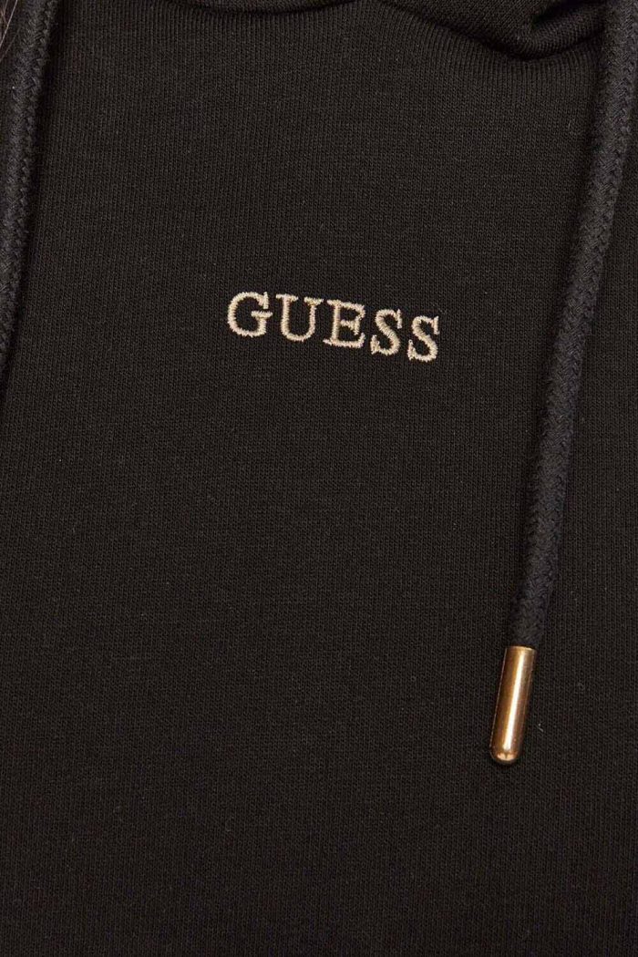 GUESS MIDGE OVERSIZED SWEATSHIRT - BLACK